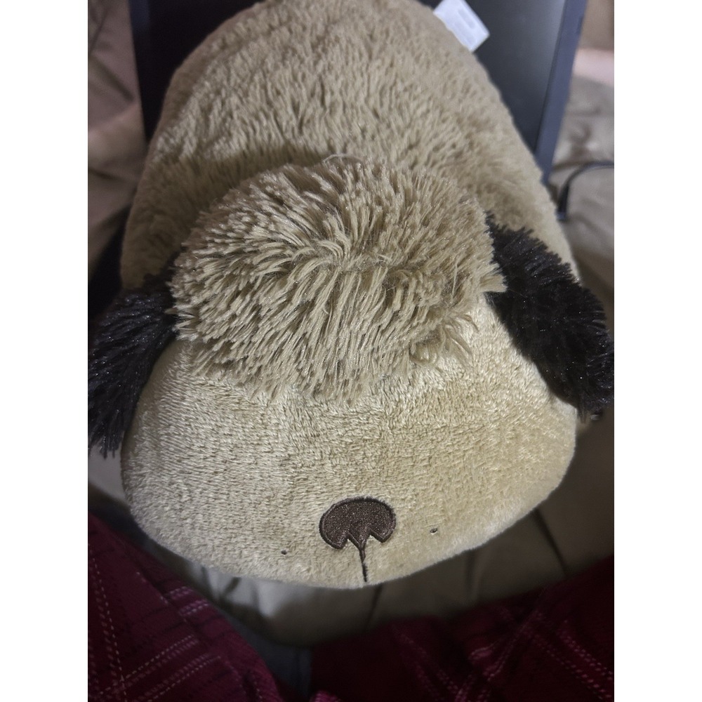Pillow Pets Brown Dog‎ Plush Stuffed Animal Approx 18" 2010
